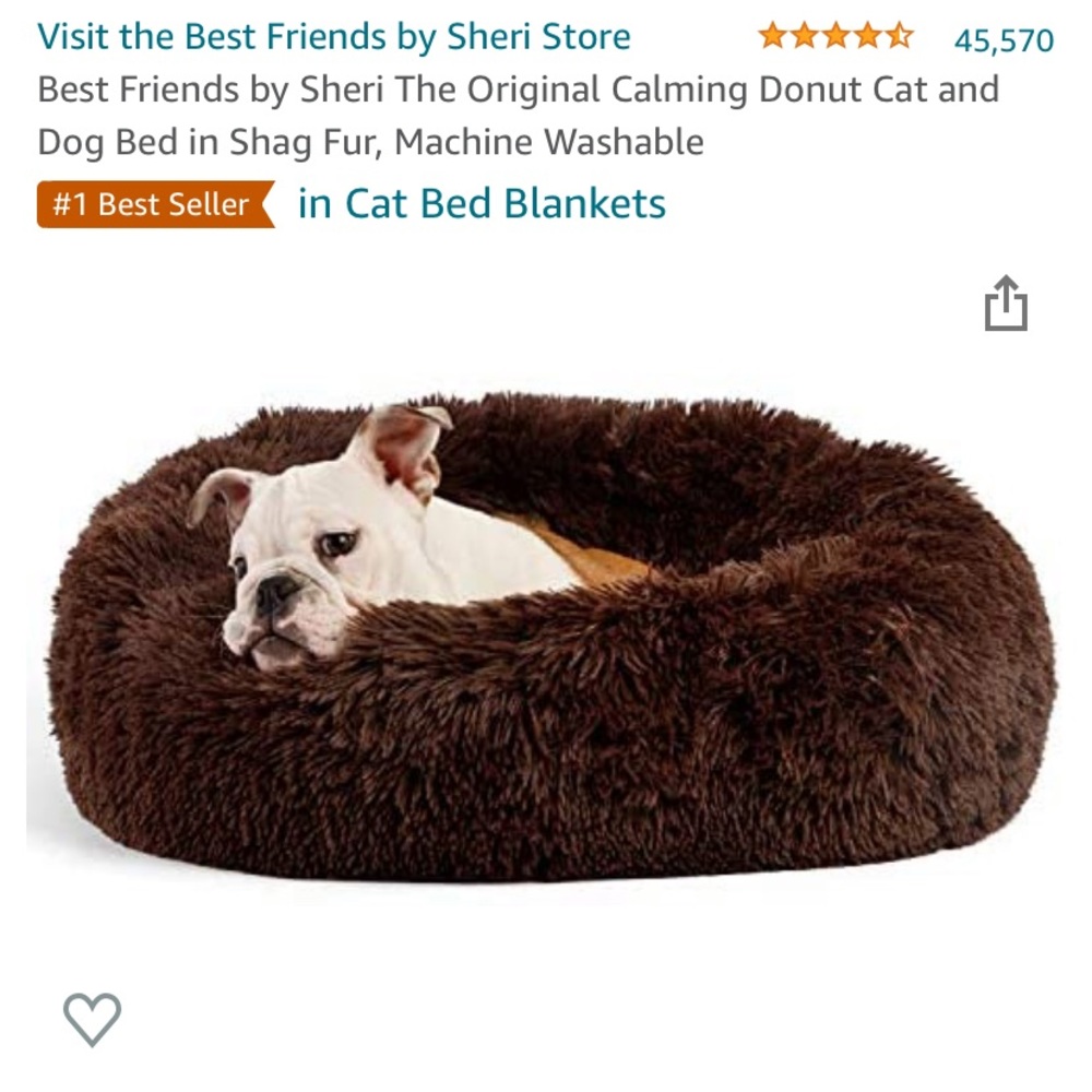Calming dog/cat bed.
